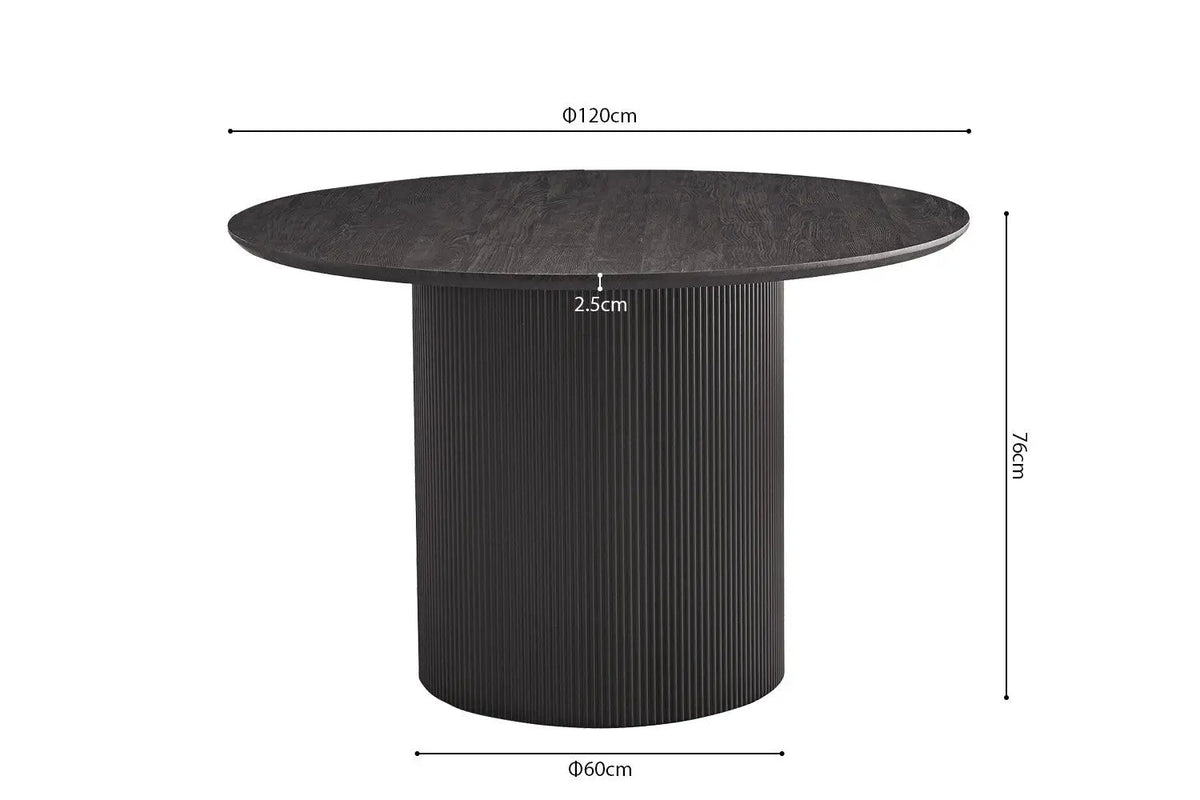 Table à Manger Ronde LYANE - 120 cm