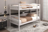 Lit superposé RAY 90x200 Divisible Blanc