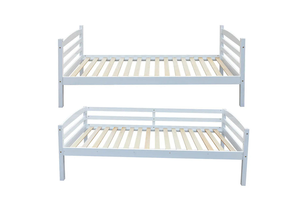 Lit superposé RAY 90x200 Divisible Blanc