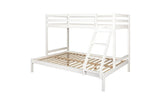 Lit superposé TRYAD en Pin Massif 140/90x200 Blanc