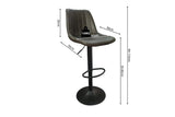 Tabourets de Bar BAYA - H:59-80 cm