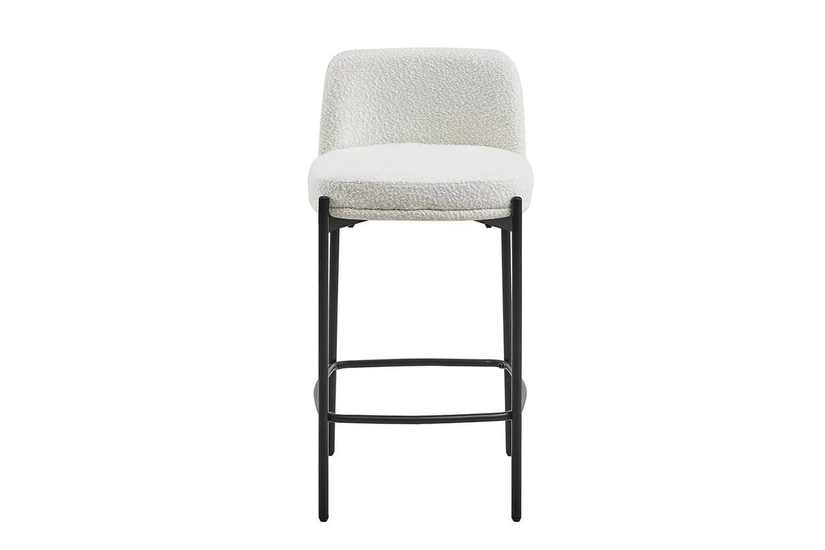 Chaises de Bar ELLYA Blanc - 37.5 x 46 cm