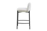 Chaises de Bar ELLYA Blanc - 37.5 x 46 cm