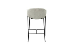 Chaises de Bar HINAYA en Velours Côtelé - 54 x 59 cm