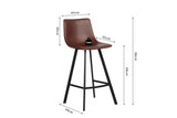 Chaises de Bar OZAYA - H:68 cm