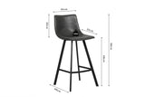 Chaises de Bar OZAYA - H:68 cm