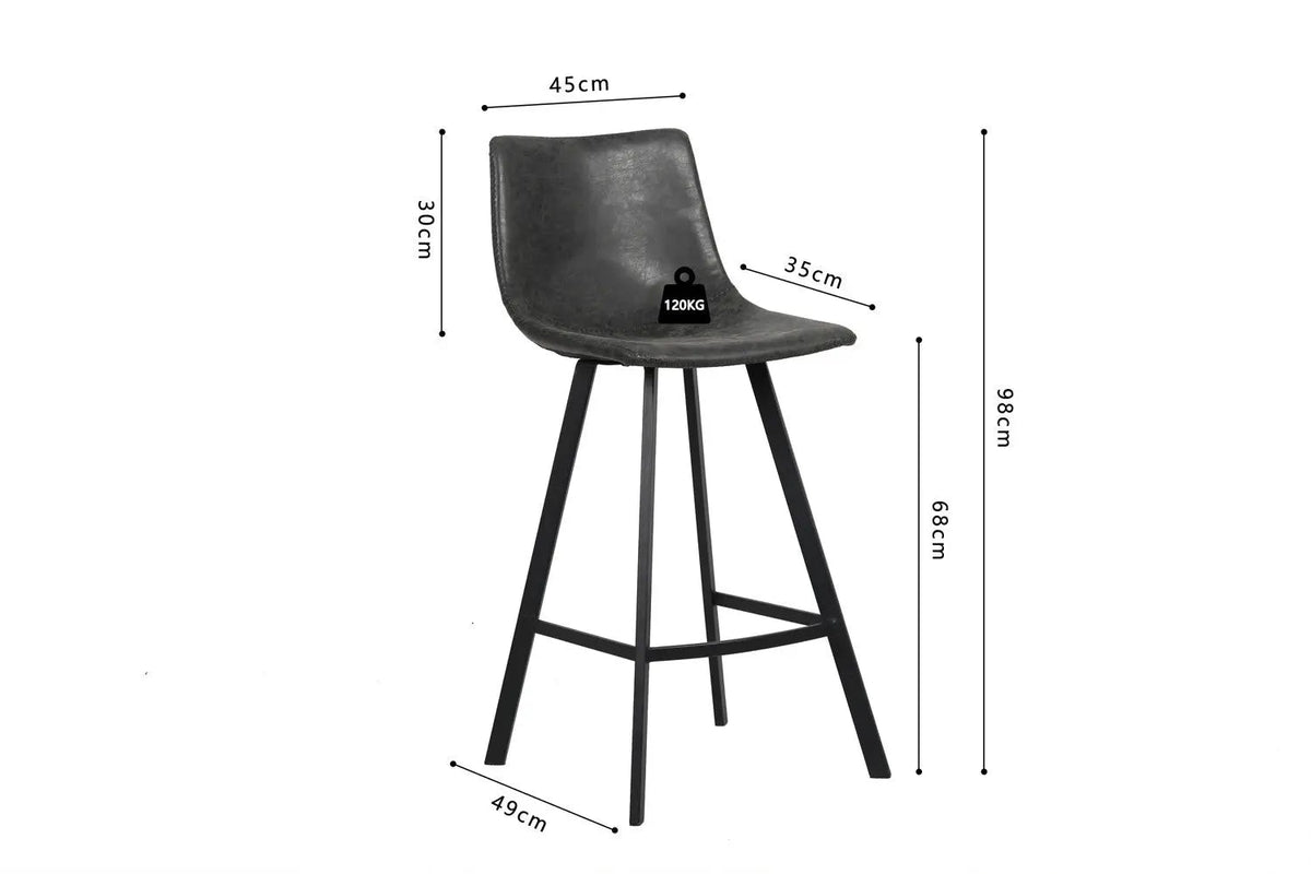 Chaises de Bar OZAYA - H:68 cm