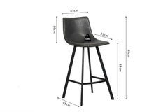 Chaises de Bar OZAYA - H:68 cm