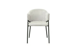 Chaise de salle à manger HINAYA en Tissu - 54 x 62 cm