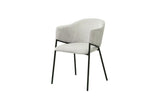 Chaise de salle à manger HINAYA en Tissu - 54 x 62 cm