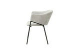 Chaise de salle à manger HINAYA en Tissu - 54 x 62 cm