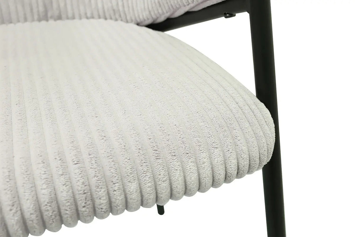 Chaise de salle à manger HINAYA en Tissu - 54 x 62 cm