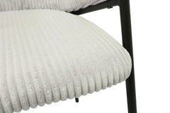 Chaise de salle à manger HINAYA en Tissu - 54 x 62 cm