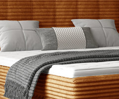 LUCY – Lit Coffre Box Spring avec Matelas Bonnell