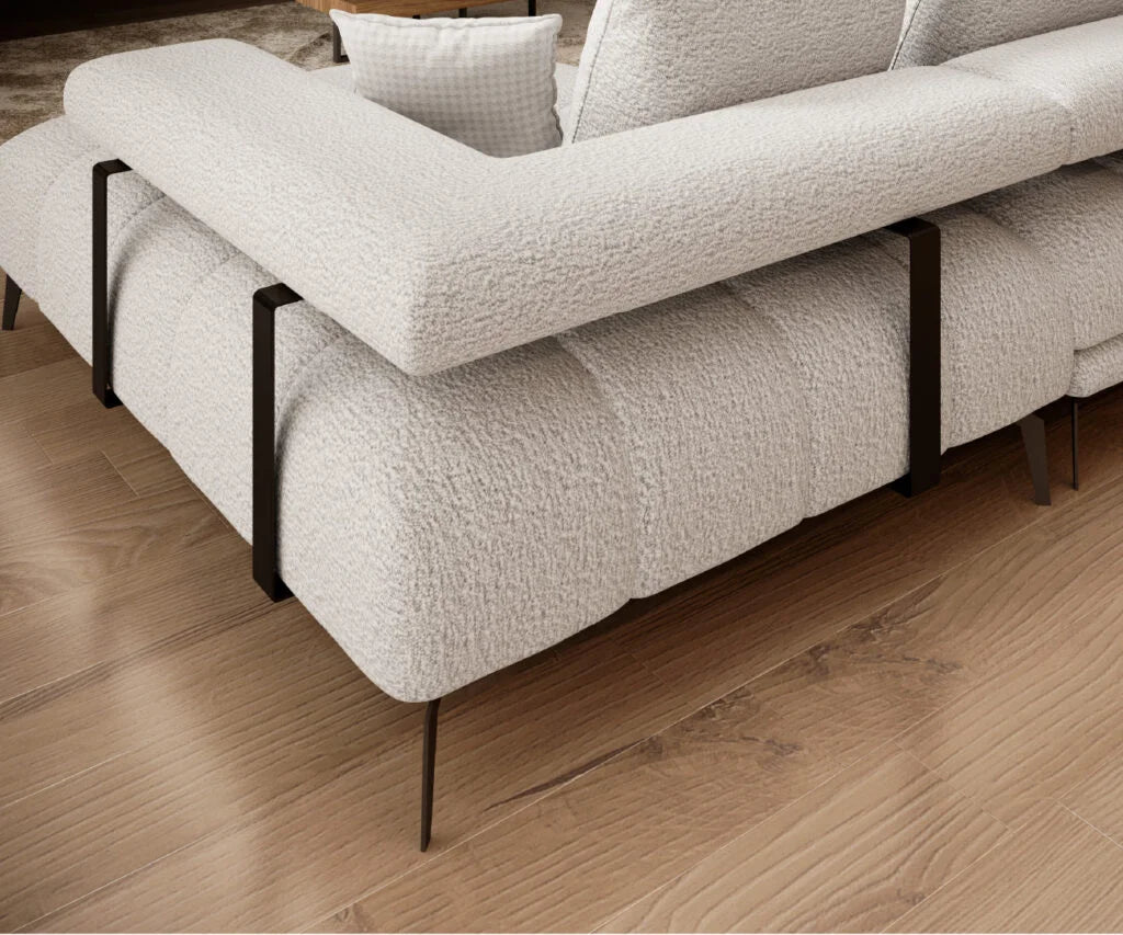 MAGNETIC XL – Canapé panoramique avec assise électrique – 371 x 210 cm