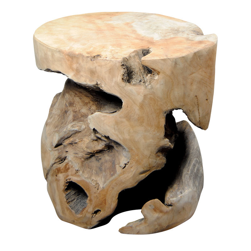 Tabouret FARMER teck naturel
