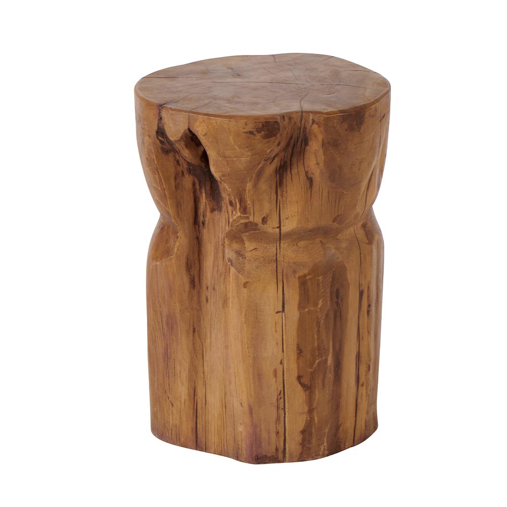 Tabouret FARMER racine de teck