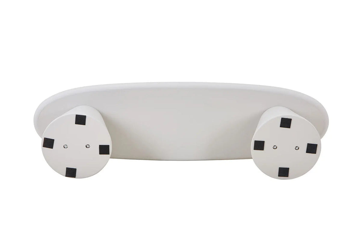 Meuble TV Effet Ciment Ecru TAVINA pour votre salon - 160 cm