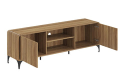 Meuble TV FLORANCYA Décor Chêne Naturel - 170 x 40 cm