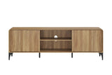 Meuble TV FLORANCYA Décor Chêne Naturel - 170 x 40 cm