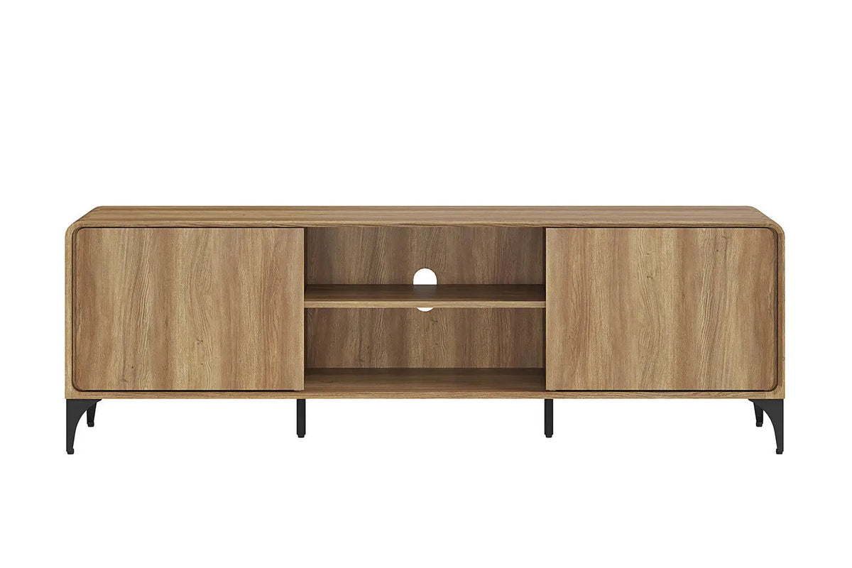 Meuble TV FLORANCYA Décor Chêne Naturel - 170 x 40 cm