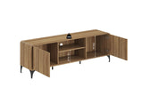 Meuble TV FLORANCYA Décor Chêne Naturel - 170 x 40 cm