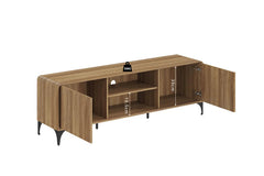 Meuble TV FLORANCYA Décor Chêne Naturel - 170 x 40 cm