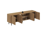 Meuble TV KYOTA Décor Chêne Naturel - 170 x 40 cm