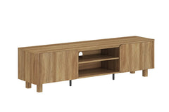 Meuble TV MALYBU Décor Chêne Naturel - 170 x 40 cm