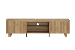 Meuble TV MALYBU Décor Chêne Naturel - 170 x 40 cm