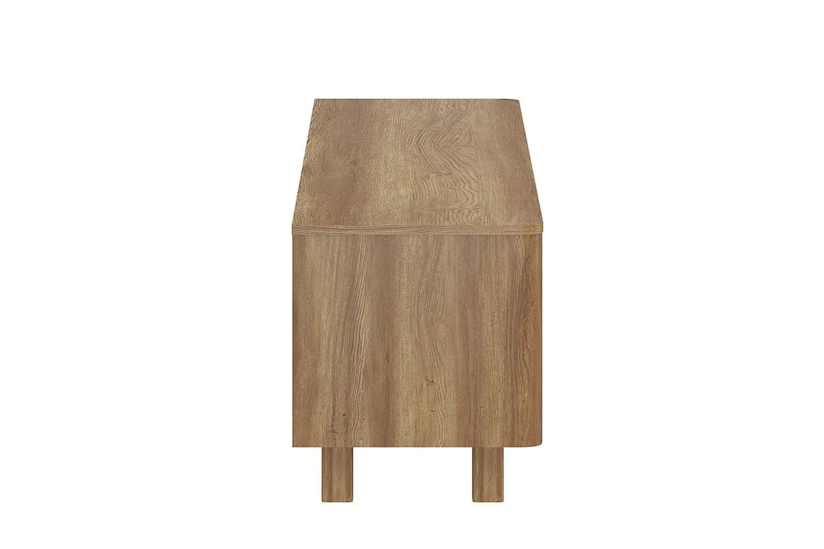 Meuble TV MALYBU Décor Chêne Naturel - 170 x 40 cm
