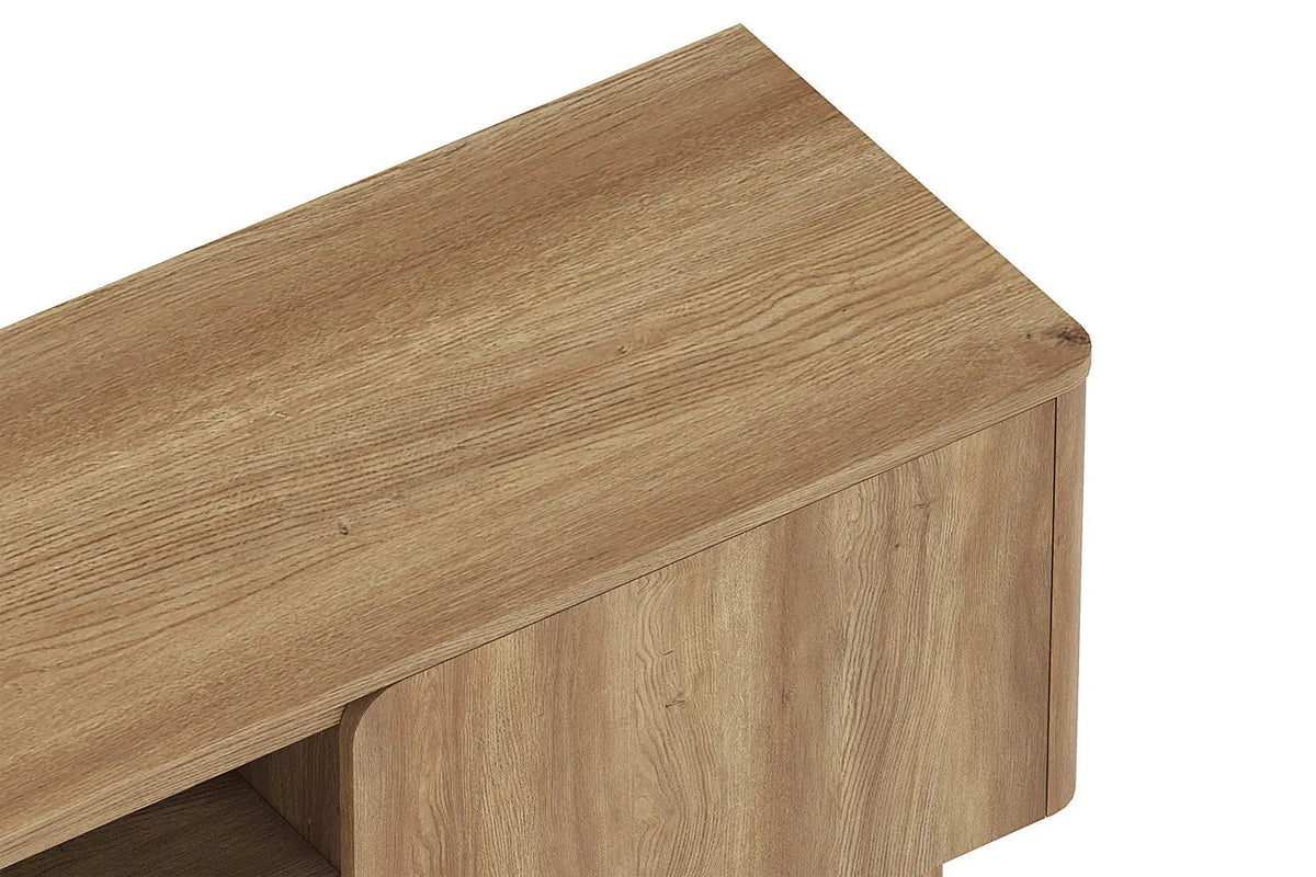Meuble TV MALYBU Décor Chêne Naturel - 170 x 40 cm