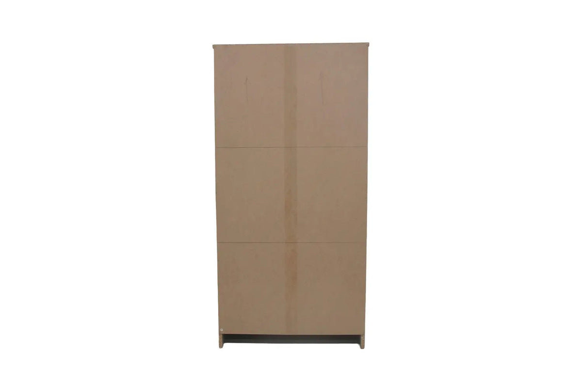 Meuble à Chaussures MEXI avec Miroir et 3 tiroirs Finition Chêne Sonoma - 123 x 60.5 cm