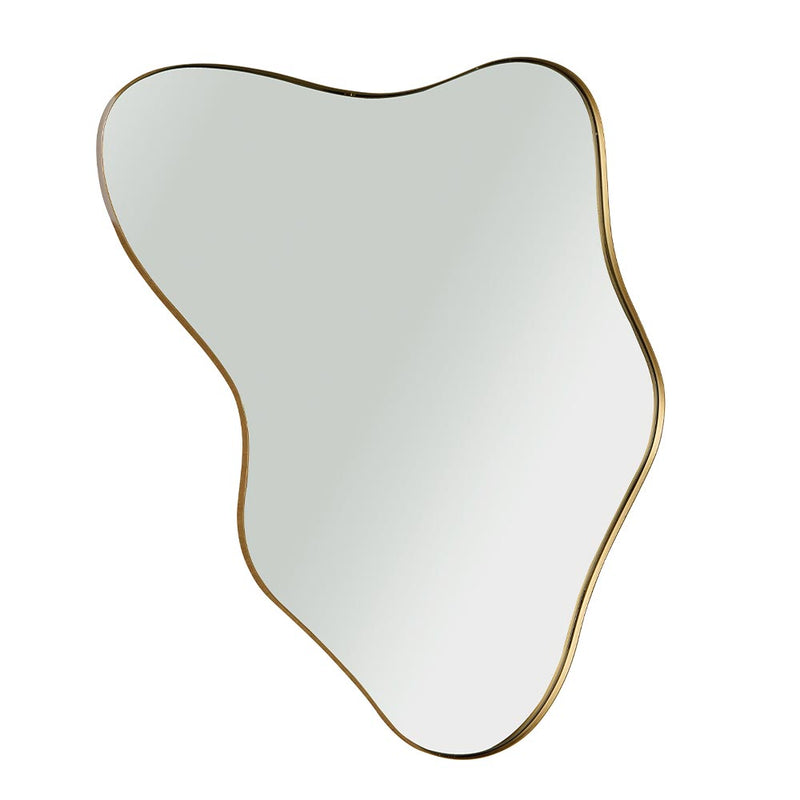PATRAS – Miroir cadre métal doré – 78 x 64 cm