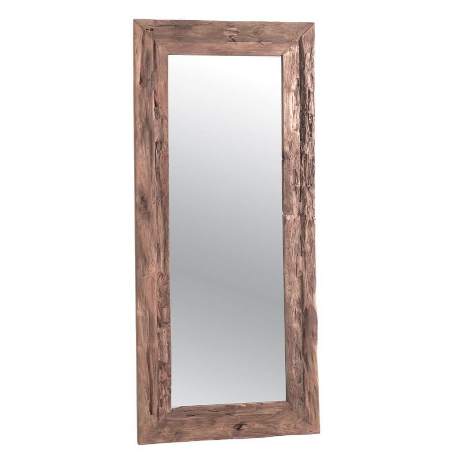 Miroir KELLY en teck recyclé