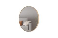 ROSALIE – Miroir Chêne vieilli – 80 x 80 cm