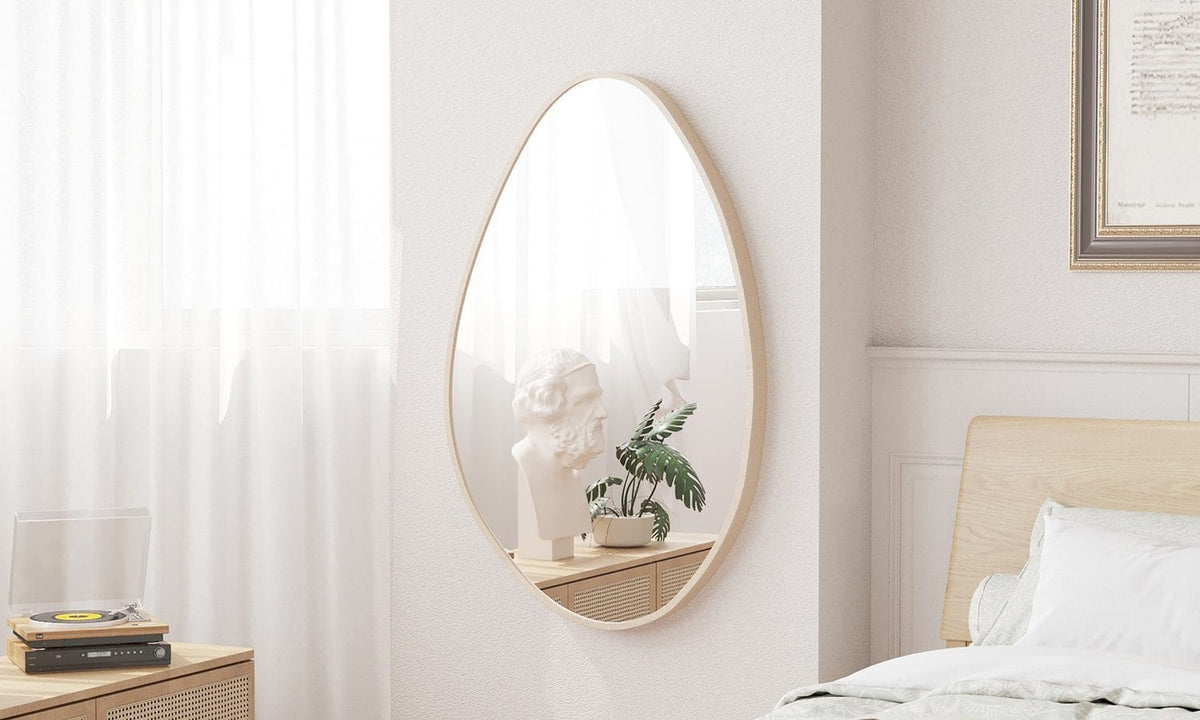 RANA – Miroir Chêne vieilli – 80 x 50 cm