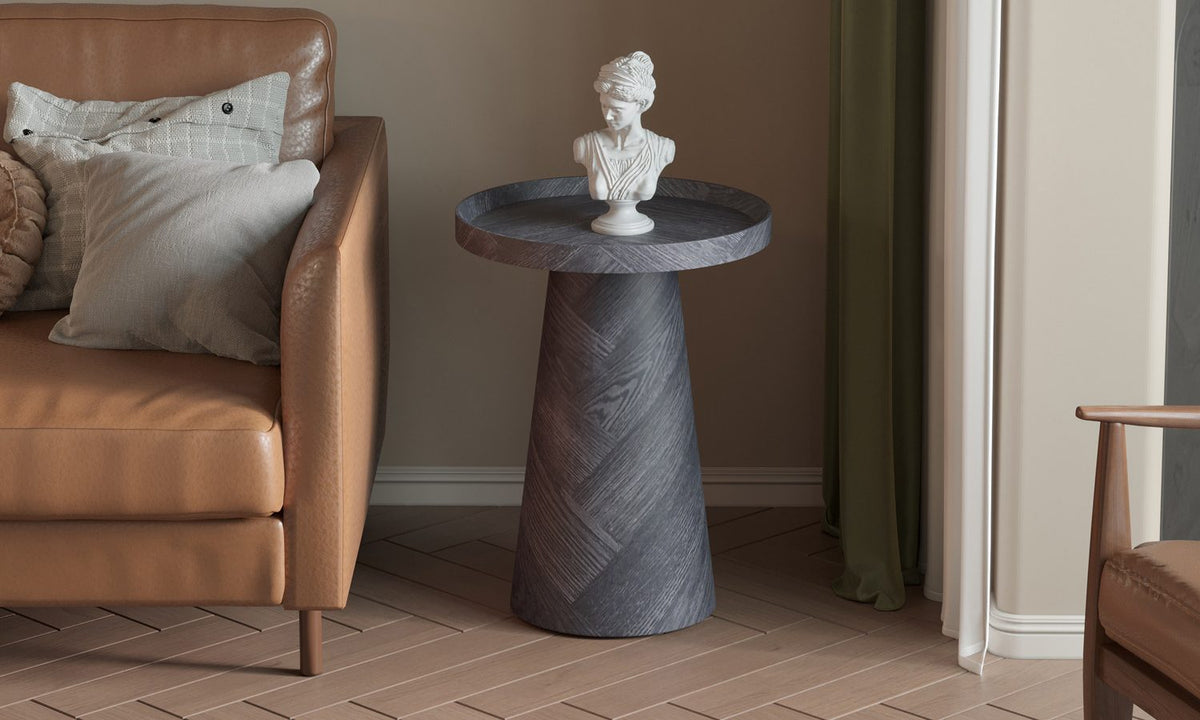 MANUS – Table Basse Gris Foncé – 45 cm