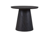MIKLOS – Table Basse Ronde Décor Brun foncé – 60 cm