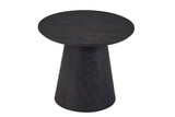 MIKLOS – Table Basse Ronde Décor Brun foncé – 60 cm