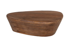Evan – Table Basse en Bois de Manguier Brun Clair – 107 cm