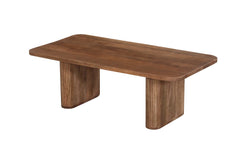 JEAN – Table basse en Bois de Manguier Brun Clair – 120 x 60 cm