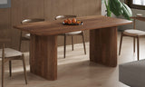 JEAN – Table à Manger en Bois de Manguier Brun Clair – 100 x 200 cm