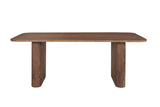 JEAN – Table à Manger en Bois de Manguier Brun Clair – 100 x 200 cm