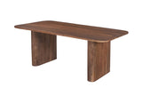 JEAN – Table à Manger en Bois de Manguier Brun Clair – 100 x 200 cm