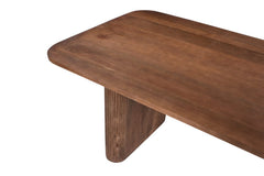 JEAN – Table à Manger en Bois de Manguier Brun Clair – 100 x 200 cm