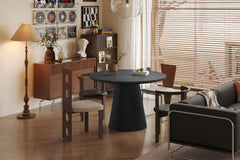 MIKLOS – Table à Manger Décor Brun foncé – 120 cm