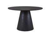 MIKLOS – Table à Manger Décor Brun foncé – 120 cm