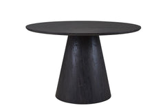 MIKLOS – Table à Manger Décor Brun foncé – 120 cm
