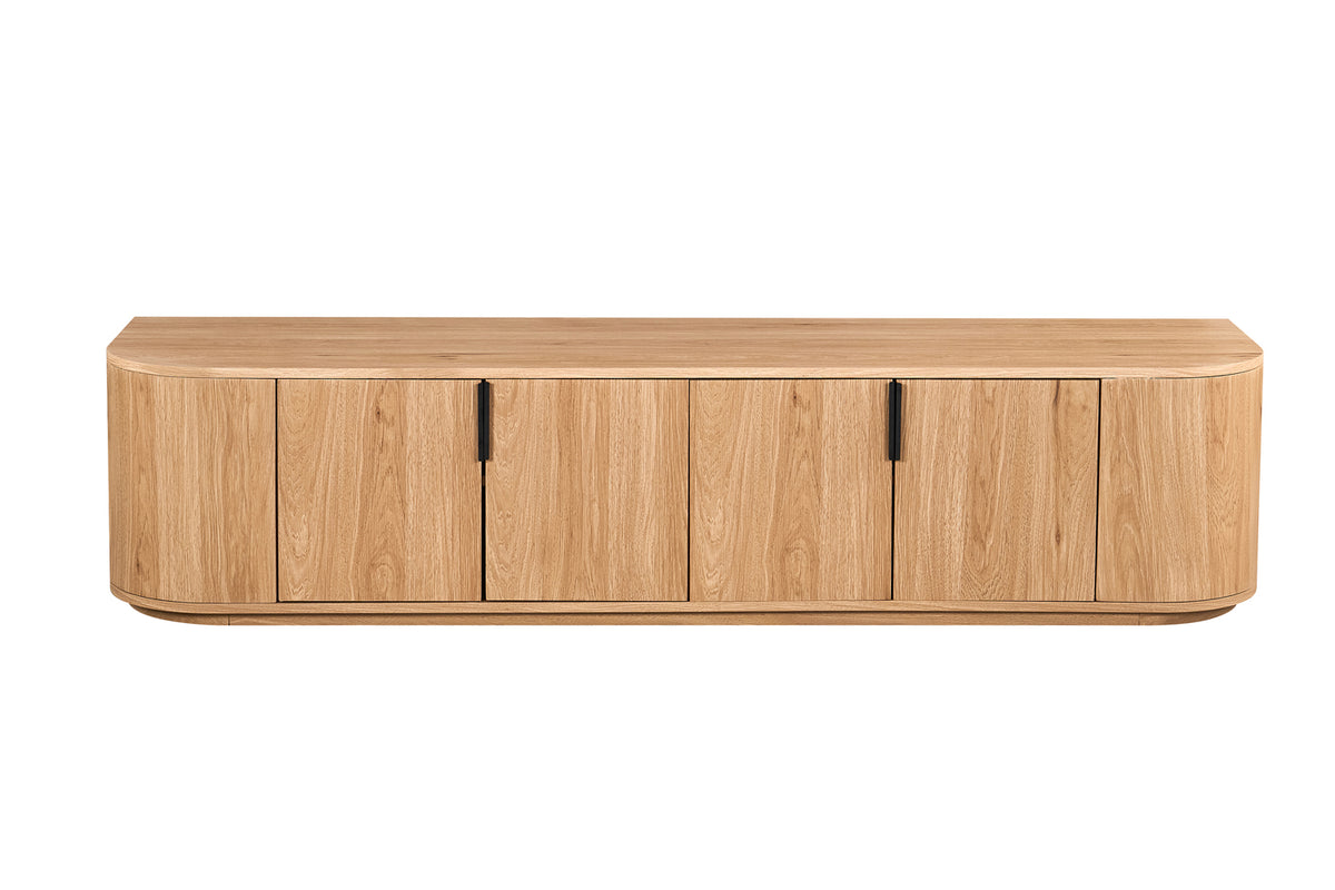 PORTO – Meuble TV décor chêne naturel – 180 cm